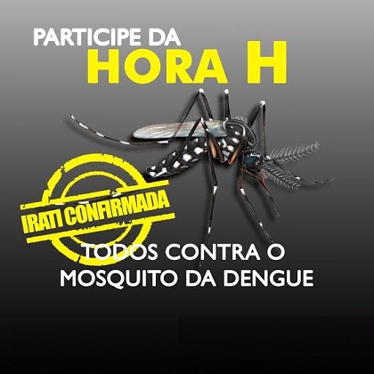 Dia 10 de abril será DIA D de combate ao Aedes e à Dengue