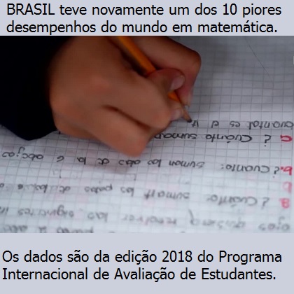 Brasil Cai em Ranking Mundial de Educação em Matemática